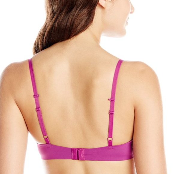 B.Tempt'd by WACOAL B. Classic Push Up Contour U/W Bra 953201 Sz 32B -Purple NWT - Picture 2 of 3